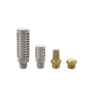 原装亚德客泡沫塑料黄铜电磁阀消音消声器BSL/PAL-M5/01 02 03 04