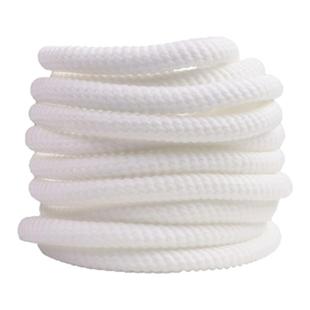 螺纹8mm粗麻绳鞋带适配af1面包鞋dunk棉麻粗黑色白色米色男女款