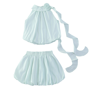 女童夏装连衣裙2025新款女大童夏季甜美公主裙儿童海边度假套裙子