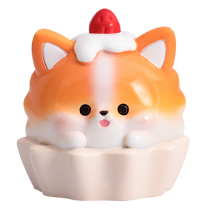 可爱治愈面包狗狗小摆件办公桌面好物车载减压装饰品实用生日礼物