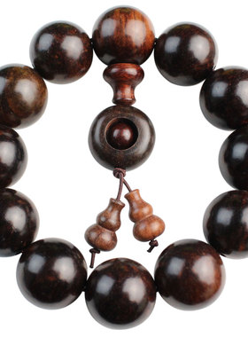 文玩手串老挝大红酸枝交趾黄檀