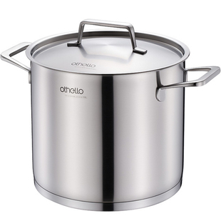 德国1810不锈钢汤锅316高锅20/22cm家用双耳燃气电磁炉炖煲深煮锅