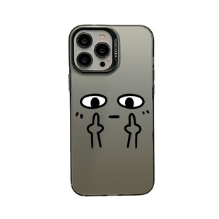 Sassy Middle Finger Phone Case Soft Cover 适用 iPhone 15/14/13/12 XR/X/ XS, Edgy & Trendy Design