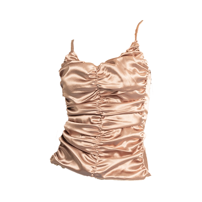 时尚吊带MELINDALI抽褶