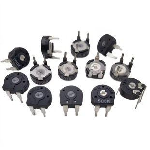 国产西班牙电位器 PT10-500欧1K2K5K10K20K50K100K500K1M卧式箭头
