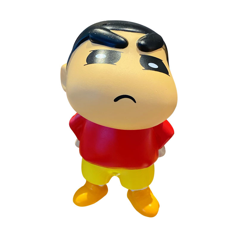 2024新款正版蜡笔小新车载装饰用品中控台摆件捏捏乐解压玩具公仔