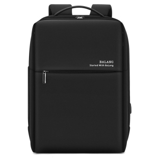 简约时尚大容量男士商务双肩包15.6寸笔记本电脑包通勤出差背包女