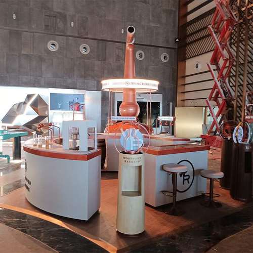 品牌专卖店酒品展示柜 酒柜展览馆展柜 工艺品装饰柜酒柜整店设计