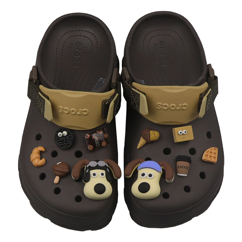 掌门狗洞洞扣小红书同款crocs洞洞鞋配饰配件装饰diy卡通配饰鞋花
