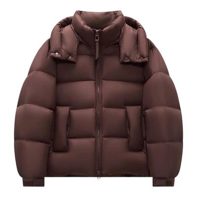 雅鹿情侣同款气质可拆卸帽羽绒服