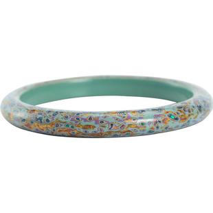 【秒杀】donguan冬官大漆蓝紫古风手镯原创欧珀送闺蜜非遗花涧翠