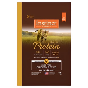 instinct百利猫粮高蛋白猫粮试吃/无谷鸡猫粮效期最差至26年8.25