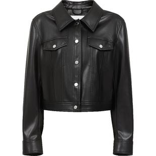 ONLY2025冬季新款潮酷风利落挺括质感长袖正肩翻领夹克外套女