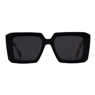 显脸小 宋佳同款新款墨镜女方形粉紫玳瑁色宽腿太阳眼镜女大框