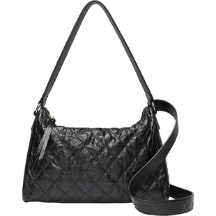 金利来女包2026新款休闲褶皱单肩手提包轻奢百搭大容量斜挎包包潮