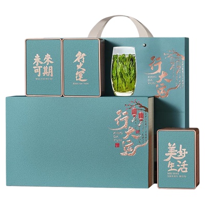 绿茶太平猴魁手工头采明前春茶鲜爽回甘茶叶盒装180g