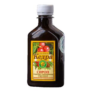 Megre鸣响雪松玫瑰果和越橘糖浆自然俄罗斯进口营养健康220ml