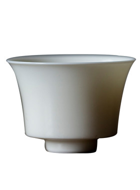 仿宋白釉日式风陶瓷潮汕品茗杯