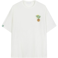 bosie字母刺繡短袖T恤純棉情侶款