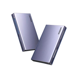 绿联usb3.0高速读卡器五合一多功能转换器sd/cf/tf/ms/m2卡typec手机电脑车载内存通用单反照相机摄影