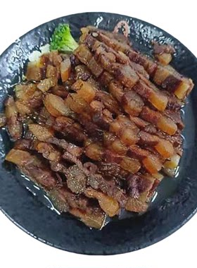 温州酱油肉腊肉猪肉500克蒸即可
