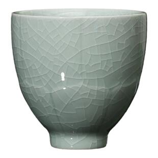 廷怀窑汝窑茶杯陶瓷功夫茶杯品茗杯主人杯单杯汝州汝瓷开片个人杯