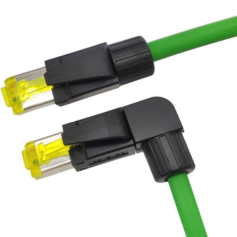 Profinet网线工业CAT6A千兆屏蔽伺服高柔万兆拖链超六6类成品网线