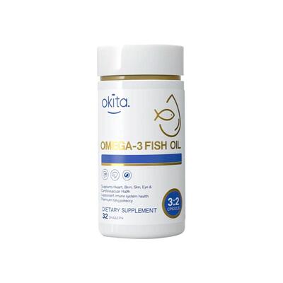 OKITA金萃4x深海鱼油Omega-3成人女性中老年98%高纯度DHAEPA胶囊