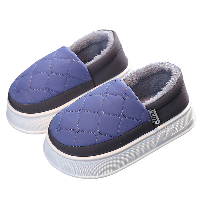 回力男童棉拖鞋包跟秋冬季女孩室内防滑家居鞋中大童防水儿童拖鞋