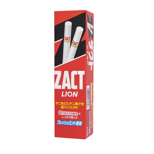 现货~日本ZACT狮王去烟渍牙膏清洁茶渍牙垢黄牙清新口气