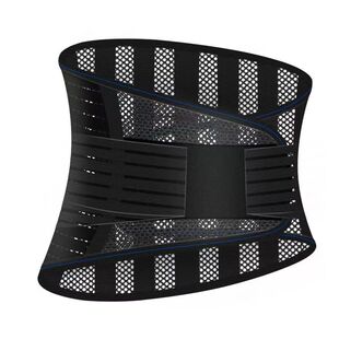 透气护腰带腰间盘束腰腰带腰部腰托疼夏季薄款透气男女士腰围