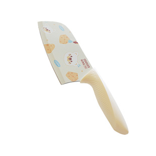 炊大皇不锈钢菜刀水果刀三德刀切水果刮皮切蔬菜熟食带刀套刀座