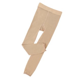 儿童肉色打底裤秋冬光腿神器女童白色舞蹈袜九分裤薄绒裤袜不连脚