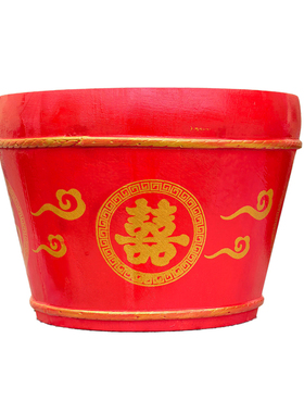 信逸米斗老式升斗招财刻字拜斗红实木质杉木招财家用客厅升子摆件