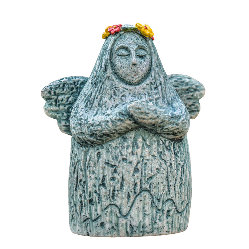 塞尔达传说海利亚许愿女神石像王国之泪周边桌面摆件鱼缸造景装饰