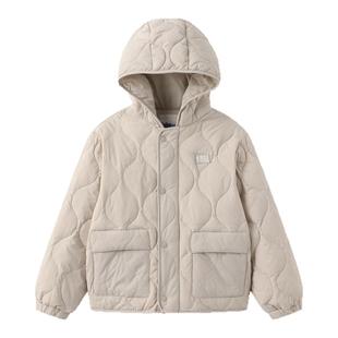 nbakids童装秋冬新款男女童连帽轻薄羽绒服儿童外套K244DW002P