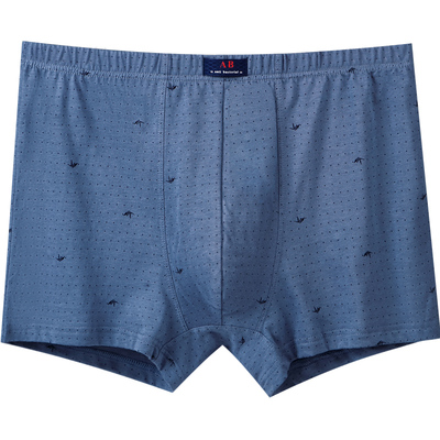 ab内衣内裤男士纯棉印花AB中腰