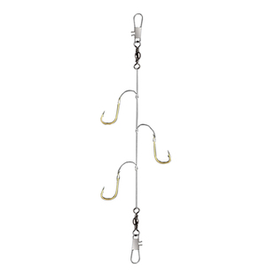 串钩线组钓组白条鲫鱼黄辣丁金袖三钩短款路亚海竿筏钓3钩串钩