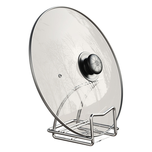 厨房304不锈钢锅盖架子台面坐式菜板砧板案板放置架器大号收纳架