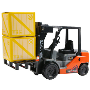 超大号叉车玩具小汽车货车3岁4儿童宝宝插车可升降工程车模型男孩