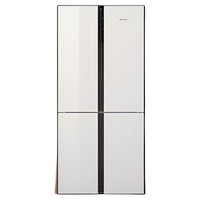 西门子超薄十字星497L对开四门家用嵌入式玻璃门冰箱官方一级能效