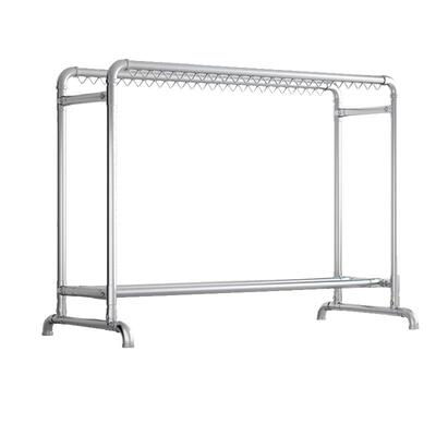 落地晾衣架钢管加厚户外晾衣防风