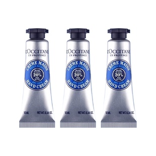 【自营】欧舒丹护手霜10ml*3滋润手部补水保湿滋润清爽不粘腻正品