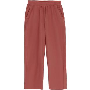 铜牛bless系列双面磨毛直筒女居家下装冬季款VK168