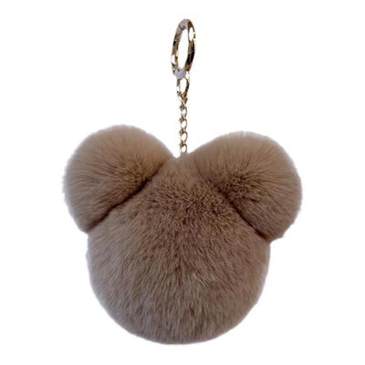 獭兔毛米奇网红ins风小熊挂件
