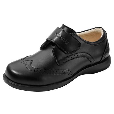 百丽童鞋2025秋冬新款男童英伦风学生皮鞋黑色演出鞋返校鞋