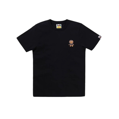 BABYMILO卡通小猴刺绣标短袖T恤