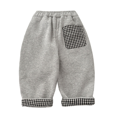 百搭舒适！一体绒加厚卫裤