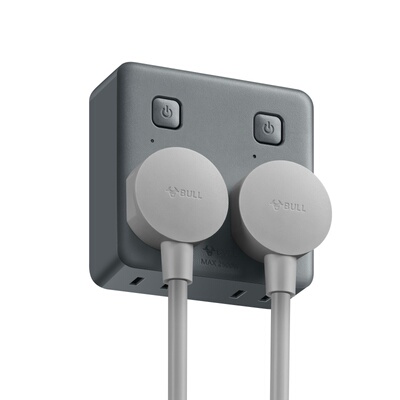 公牛插头转换器一转多二三四扩展式超薄86型带开关多孔位电源插座