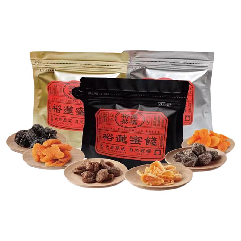 裕莲茶楼自然晾晒酸甜蜜桃果干